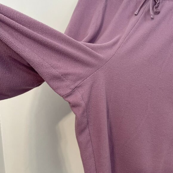 VICTORIA'S SECRET VS Glow Waffle Jogger Lilac Lavender Purple Pajama Pants PJs - Picture 9 of 14